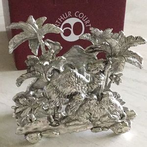 RARE NEW Arthur Court Camel Napkin Holder